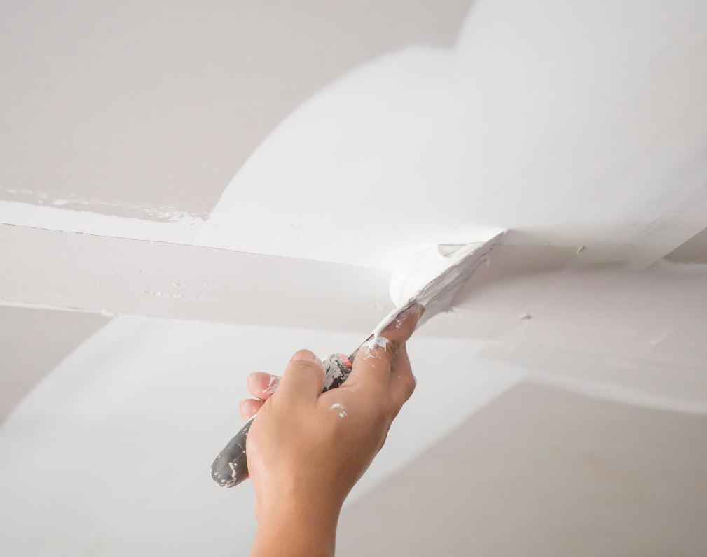 fixing peeling paint on your ceiling