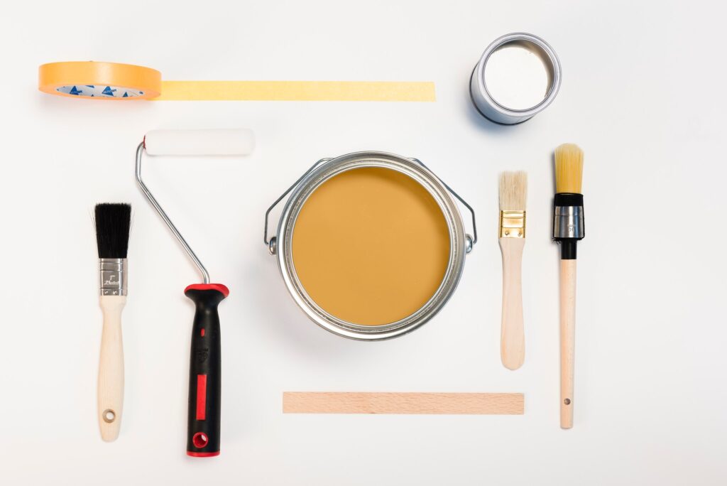 tools for fixing peeling paint on your ceiling
